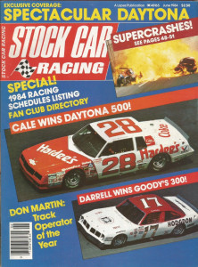 STOCK CAR RACING 1984 JUNE - Daytona, Brooks, Martin, Wojahn, Waltrip, LaJoie